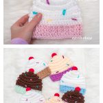 Sweet Cupcake Hat Free Crochet Pattern