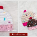 Sweet Cupcake Hat Free Crochet Pattern