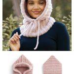 Cozy Ribbed Hood Free Crochet Pattern