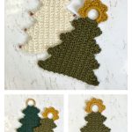 Holiday Tree Wall Hanging Free Crochet Pattern