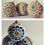 Christmas Baubles Free Crochet Pattern