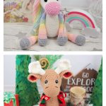 Moose Unicorn Amigurumi Free Crochet Pattern