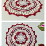 Xmas Mandala Free Crochet Pattern