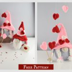 Valentine’s Gnome Set Free Crochet Pattern