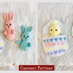 Easter Egg Pocket Bunny Chick Crochet Pattern