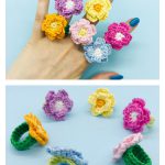 Flower Ring Free Crochet Pattern and Video Tutorial