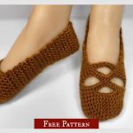 Peek-a-boo Slippers Free Crochet Pattern and Video Tutorial