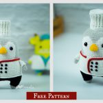 Penguin The Chef Amigurumi Free Crochet Pattern