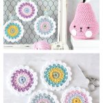 Flower Coaster Free Crochet Pattern