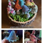 Itty Bitty Mushroom Free Crochet Pattern