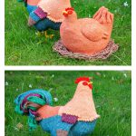 Life-Sized Rooster Amigurumi Crochet Pattern