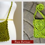 Ruffle Travel Pouch Free Crochet Pattern f