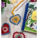 Sweet Heart Bookmark Free Crochet Pattern