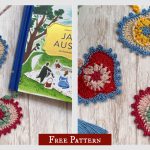 Sweet Heart Bookmark Free Crochet Pattern
