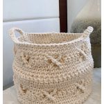 Boho Basket Free Crochet Pattern