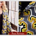 Fox Paw Shawl Free Crochet Pattern