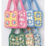 Granny Square Bags Free Crochet Pattern