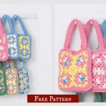 Granny Square Bags Free Crochet Pattern