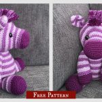 Zane the Zebra Amigurumi Free Crochet Pattern