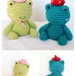 Frog in a Hat Amigurumi Free Crochet Pattern