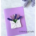 Lavender Bouquet Envelope Free Crochet Pattern