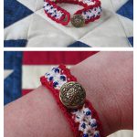 Sweet Liberty Bracelet Free Crochet Pattern