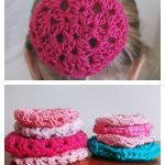 Ballet Bun Covers Free Crochet Pattern