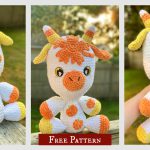 Candy Corn Cow Amigurumi Free Crochet Pattern