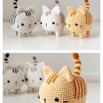 Chibi Cat Tabby Amigurumi Crochet Pattern