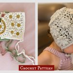 Daisy Square Bonnet Crochet Pattern