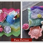 Fold Up Unicorn Play Set Free Crochet Pattern