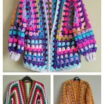 How to Crochet Granny Hexagon Cardigan Video Tutorial