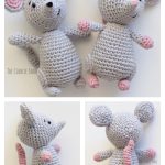 Mitzy Mouse Plushy Amigurumi Free Crochet Pattern