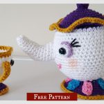 Mrs Potts and Chip Free Crochet Pattern