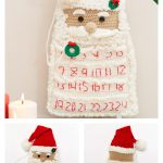Santa Advent Calendar Free Crochet Pattern