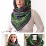 Bohemian Hooded Scarf Crochet Pattern