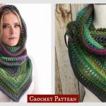 Bohemian Hooded Scarf Crochet Pattern