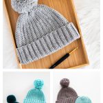 Easy Everyday Beanie Free Crochet Pattern and Video Tutorial