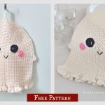 Ghost Dishcloth Free Crochet Pattern