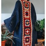Granny Square Vintage Cardigan Crochet Pattern
