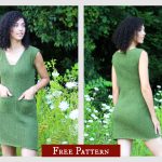 Keyleth Dress with Pockets Free Crochet Pattern
