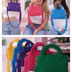 Mini Tote Bag Free Crochet Pattern