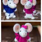 Mitzy and Mavis Mouse Amigurumi Free Crochet Pattern