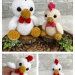 Pocket Pal Chicken Amigurumi Free Crochet Pattern