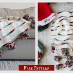 Easy Christmas Blanket Free Crochet Pattern