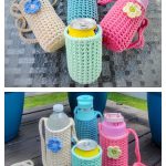 Issie Water Bottle Holder Free Crochet Pattern