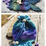 Mermaid Tail Dice Bag Free Crochet Pattern