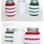 Snowflake Jar Cozy Free Crochet Pattern